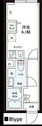 レピュア本郷レジデンス 1Kの間取図画像