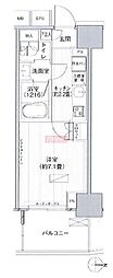 ヒューリックレジデンス新御茶ノ水 1Kの間取図画像