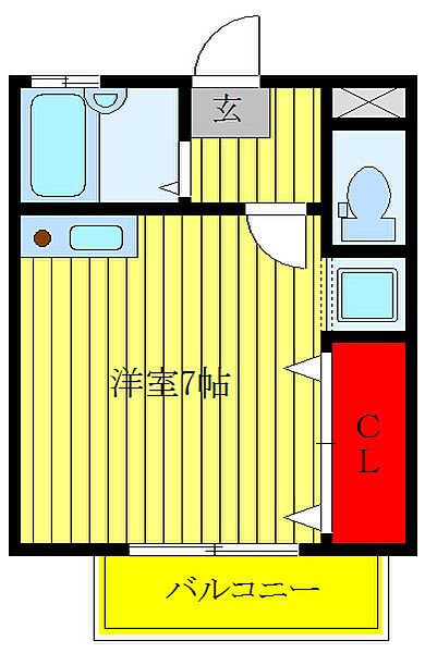 メゾン石神2 103｜東京都荒川区西尾久8丁目(賃貸アパート1R・1階・19.64㎡)の写真 その2