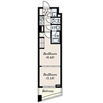 東京都板橋区弥生町（賃貸マンション2K・4階・31.39㎡） その2