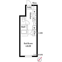 東京都板橋区板橋4丁目（賃貸マンション1K・4階・20.29㎡） その2