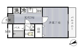 東京都文京区本駒込1丁目（賃貸マンション1K・2階・23.15㎡） その2