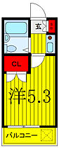 東京都板橋区赤塚2丁目25-22（賃貸アパート1K・2階・17.50㎡） その2