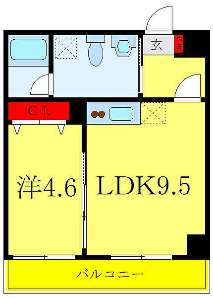 東京都板橋区大山西町(賃貸マンション1LDK・3階・34.80㎡)の写真 その2