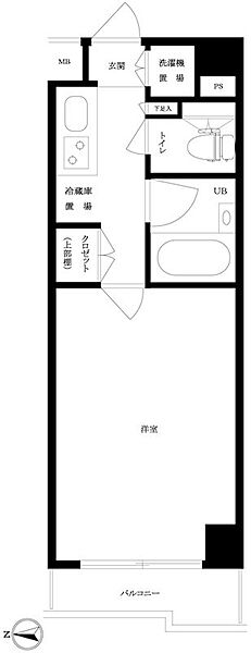 ルーブル豊島千川 309｜東京都豊島区高松3丁目(賃貸マンション1K・3階・20.44㎡)の写真 その2