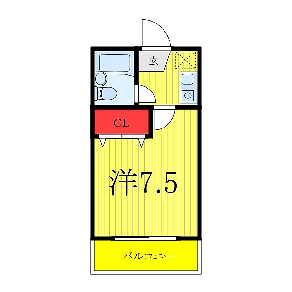 東京都板橋区泉町(賃貸アパート1K・1階・18.00㎡)の写真 その2