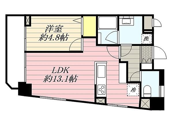 ミリアレジデンス上池袋II 1001｜東京都豊島区上池袋3丁目(賃貸マンション1LDK・10階・44.02㎡)の写真 その2