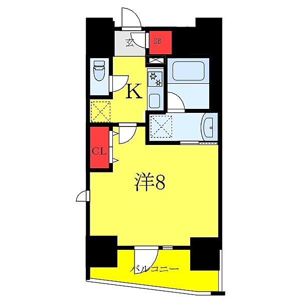 ルネサンスコート本蓮沼 1101｜東京都板橋区清水町(賃貸マンション1K・11階・25.80㎡)の写真 その2