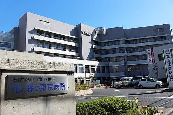 画像2:【総合病院】花と森の東京病院まで845ｍ