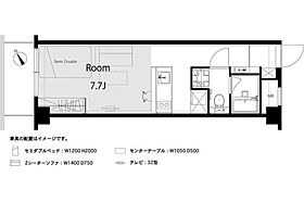 朝日第二目白台マンション 502 ｜ 東京都豊島区高田1丁目36-22（賃貸マンション1R・5階・26.04㎡） その2