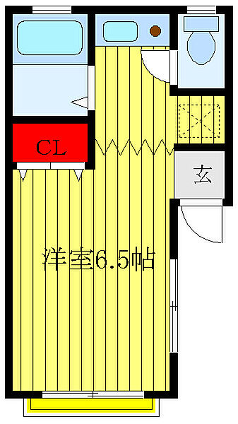 板垣アパート ｜埼玉県川口市本町3丁目(賃貸アパート1R・2階・19.00㎡)の写真 その2