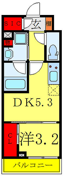 アークマーク王子本町 304｜東京都北区王子本町2丁目(賃貸マンション1DK・3階・25.60㎡)の写真 その2