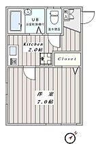 トレジャーハウス壱番館 103 ｜ 東京都北区中里3丁目18-14（賃貸アパート1K・1階・21.00㎡） その2