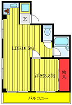 ハイツカツラ 205 ｜ 東京都北区滝野川5丁目（賃貸マンション1LDK・2階・30.00㎡） その2