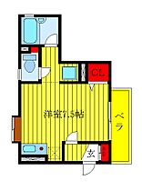 サンボナール 102 ｜ 東京都北区田端5丁目（賃貸アパート1R・1階・20.14㎡） その2