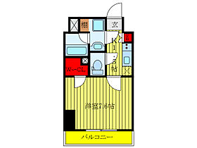 シーネクス王子 502 ｜ 東京都北区王子本町2丁目（賃貸マンション1K・5階・25.71㎡） その2