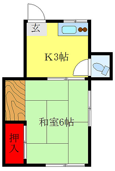 東京都北区上十条1丁目(賃貸アパート1K・2階・18.00㎡)の写真 その2