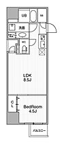 東京都豊島区西池袋1丁目9-2（賃貸マンション1LDK・18階・36.49㎡） その2