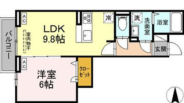 東京都足立区六町2丁目(賃貸アパート1LDK・3階・37.95㎡)の写真 その1