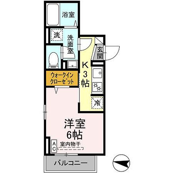 東京都葛飾区西亀有3丁目(賃貸アパート1K・2階・24.16㎡)の写真 その1