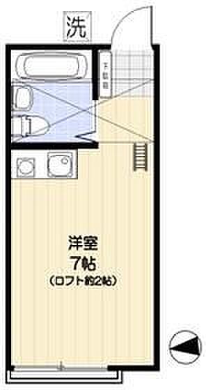 フレクション赤羽 101｜東京都北区赤羽西6丁目(賃貸アパート1R・1階・16.11㎡)の写真 その2