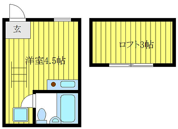 東京都板橋区小豆沢4丁目(賃貸アパート1R・2階・11.70㎡)の写真 その2