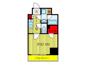 東京都北区王子本町2丁目（賃貸マンション1K・8階・25.71㎡） その2