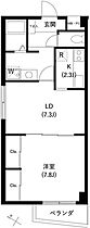 ＳＡＮＳＥＺＯＮ　I 218 ｜ 東京都北区志茂4丁目（賃貸マンション1LDK・2階・42.38㎡） その2