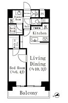 東京都練馬区北町5丁目10-14（賃貸マンション1LDK・8階・45.54㎡） その2