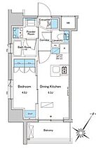 東京都豊島区南大塚3丁目（賃貸マンション1DK・3階・26.84㎡） その2