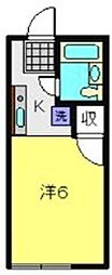 間取図画像 1K