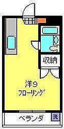 パレス保土ヶ谷 ワンルームの間取図画像