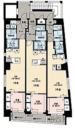 ライフモリ20号館 1LDKの間取図画像