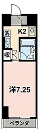 ドルフ安藤橋3 1Kの間取図画像