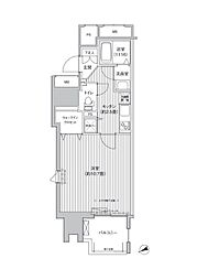 アクシス池袋 7階1Kの間取り
