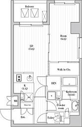 文京本駒込レジデンス 1LDKの間取図画像