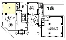 Auroraビル新大阪の間取図画像