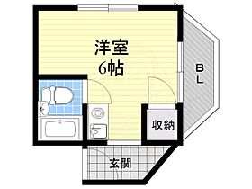 中井マンション  ｜ 兵庫県神戸市東灘区本山北町４丁目（賃貸マンション1R・3階・15.57㎡） その2