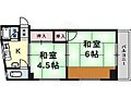王子コーポ4階4.2万円