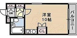 パラッツォ御影 ワンルームの間取図画像