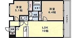 クラシェス北青木 2LDKの間取図画像
