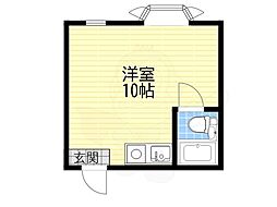 コーポジュン ワンルームの間取図画像