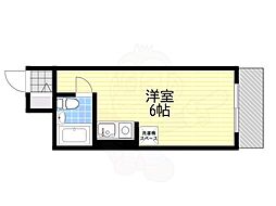 ルーク本山 1Kの間取図画像