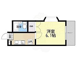 レオパレス住吉 ワンルームの間取図画像