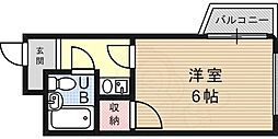 ラ・アスセナ 1Kの間取図画像
