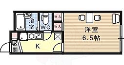 レオパレスフィレンツェ赤坂1 1Kの間取図画像