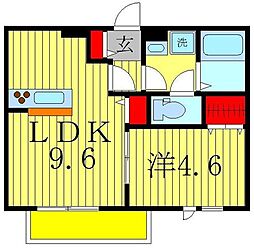 SVPDaisy 1LDKの間取図画像