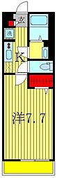 リブリ・R&K 1Kの間取図画像