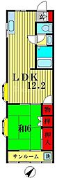 ハイムコスモス 1LDKの間取図画像
