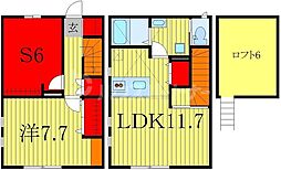 MCM南流山 1SLDKの間取図画像